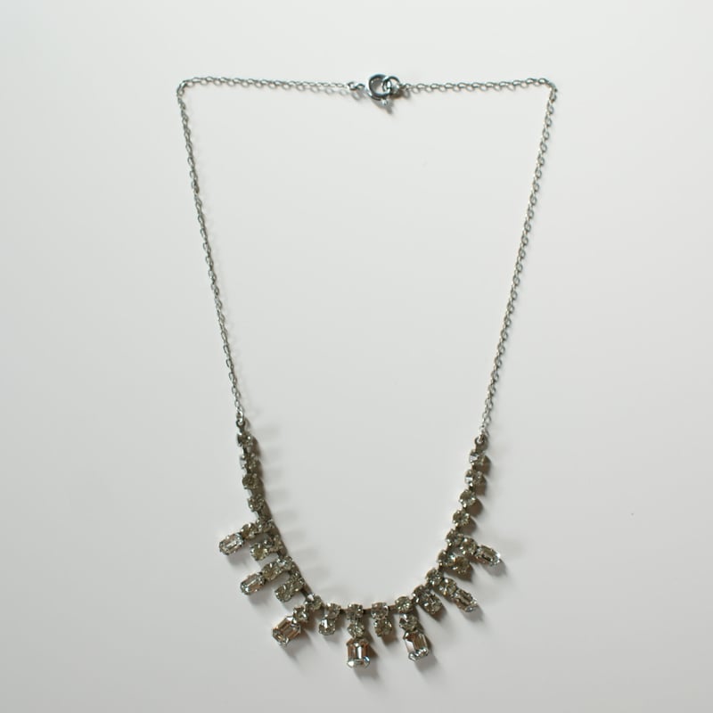 アンティーク ガラスアールデコネックレス アンティーク ガラスアールデコネックレス