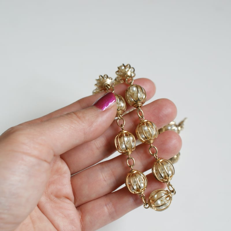 TRIFARIトリファリ ケージ パール ネックレス/ ヴィンテージ