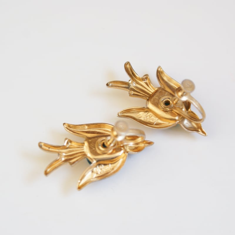 COROコロ 幸せの青い鳥 ブルーバード ツバメ イヤリング