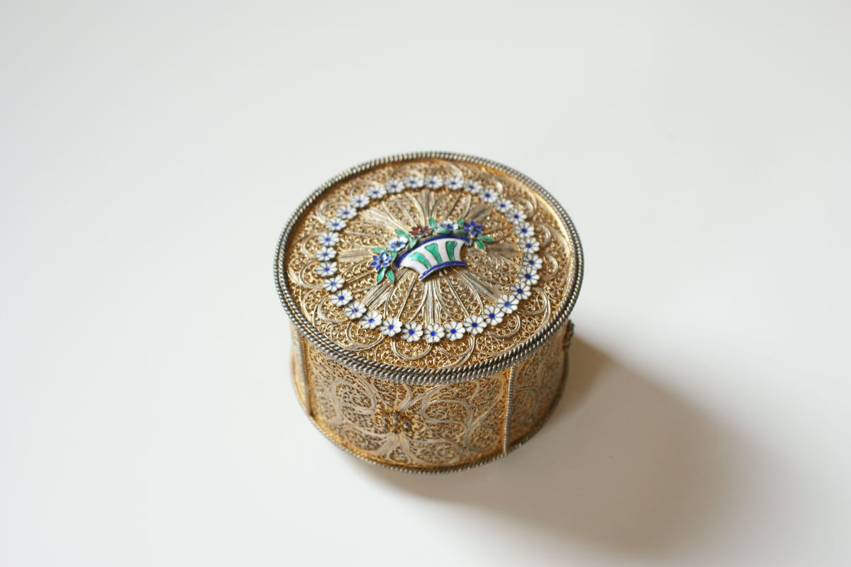 中華民国時代のフィリグリージュエリーボックス 中華民国時代のフィリグリージュエリーボックス - コレクション