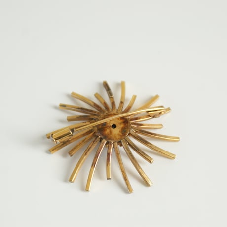【フランス買付】Special price【スペシャルプライス】MURAT ルビーレッド ラインストーン ブローチ /アンティークジュエリー