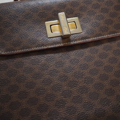 Special price【スペシャル プライス】CELINE セリーヌ  マカダム ターンロック ハンドル バッグ/ ヴィンテージファッション