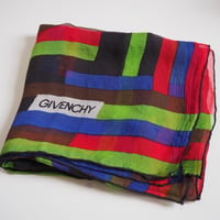 GIVENCHYジバンシィ シルク  スカーフ/ ヴィンテージ レディース ファッション