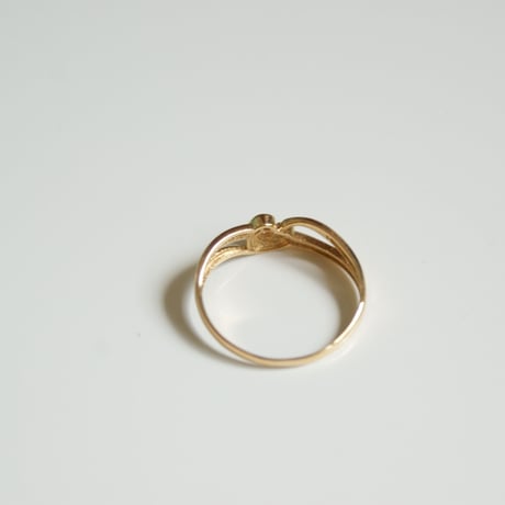 K18YG ダイヤモンド ハート リング指輪 / ヴィンテージジュエリー・アクセサリー