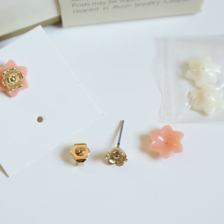 AVONエイボン   フラワー 3WAY ピアス / ヴィンテージジュエリー・アクセサリー