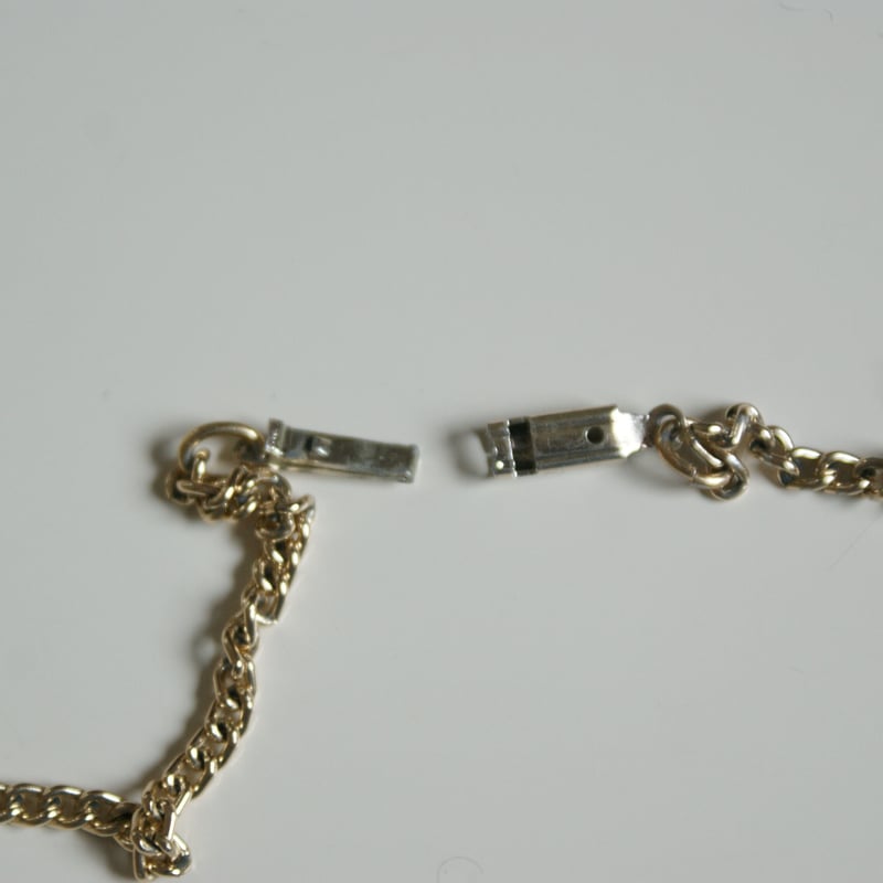 GERMANY ドイツ製 エーデルワイス ドロップ ガラス ペンダント