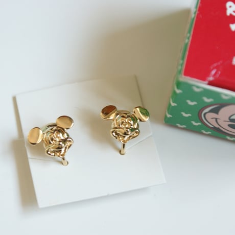 【New Vintage Stock】AVONエイボン DISNEY ディズニー ミッキー  イヤリング / ヴィンテージ・コスチュームジュエリー