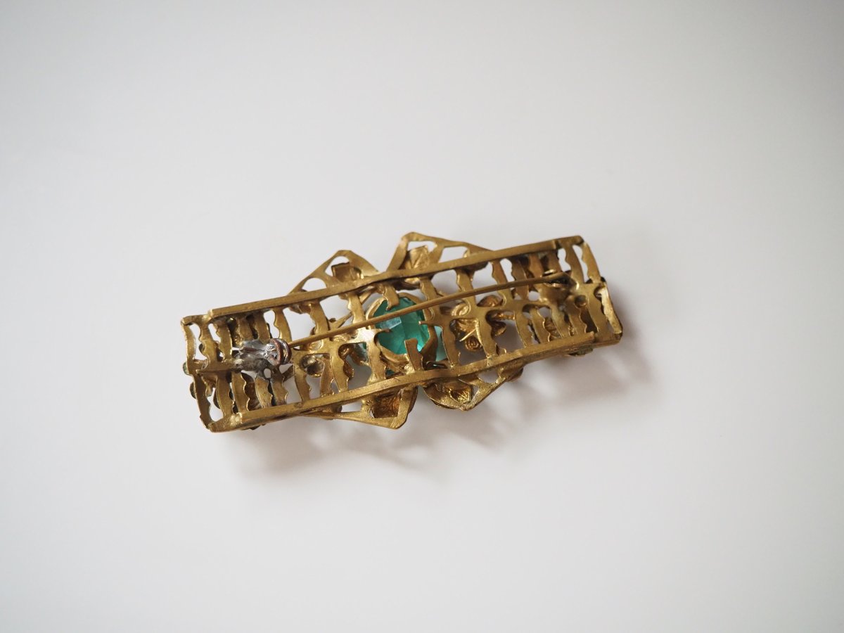 チェコ・フランススタイル アールヌーヴォー ブルーガラス ライン