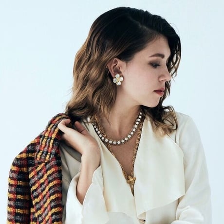 TRIFARI TMトリファリ ハート クローバー イヤリング / ヴィンテージ・コスチュームジュエリー