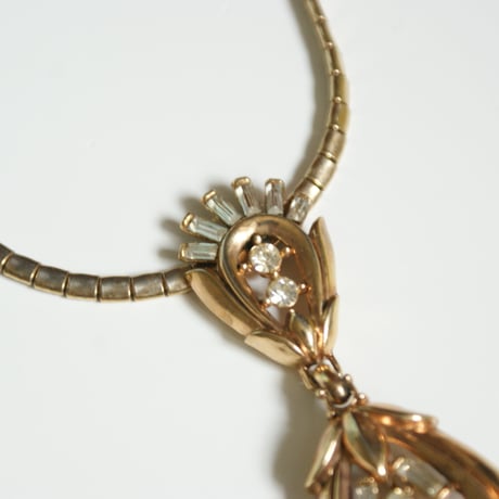 TRIFARIトリファリ アルフレッド・フィリップ  PAT.PEND ブローチ ネックレス/ ヴィンテージ・コスチュームジュエリー