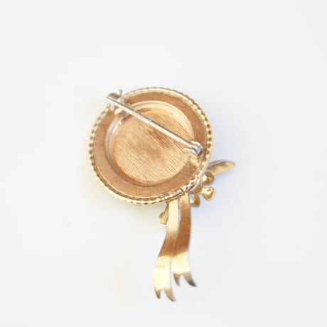 KREMENTZクレメンツ Forget me not 勿忘草 ハット帽子 ブローチ/ ヴィンテージジュエリー ・アクセサリー