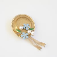 ★Trifari★オウム ブローチ ピン TRIFARIトリファリ オウム ミニブローチ / ヴィンテージ