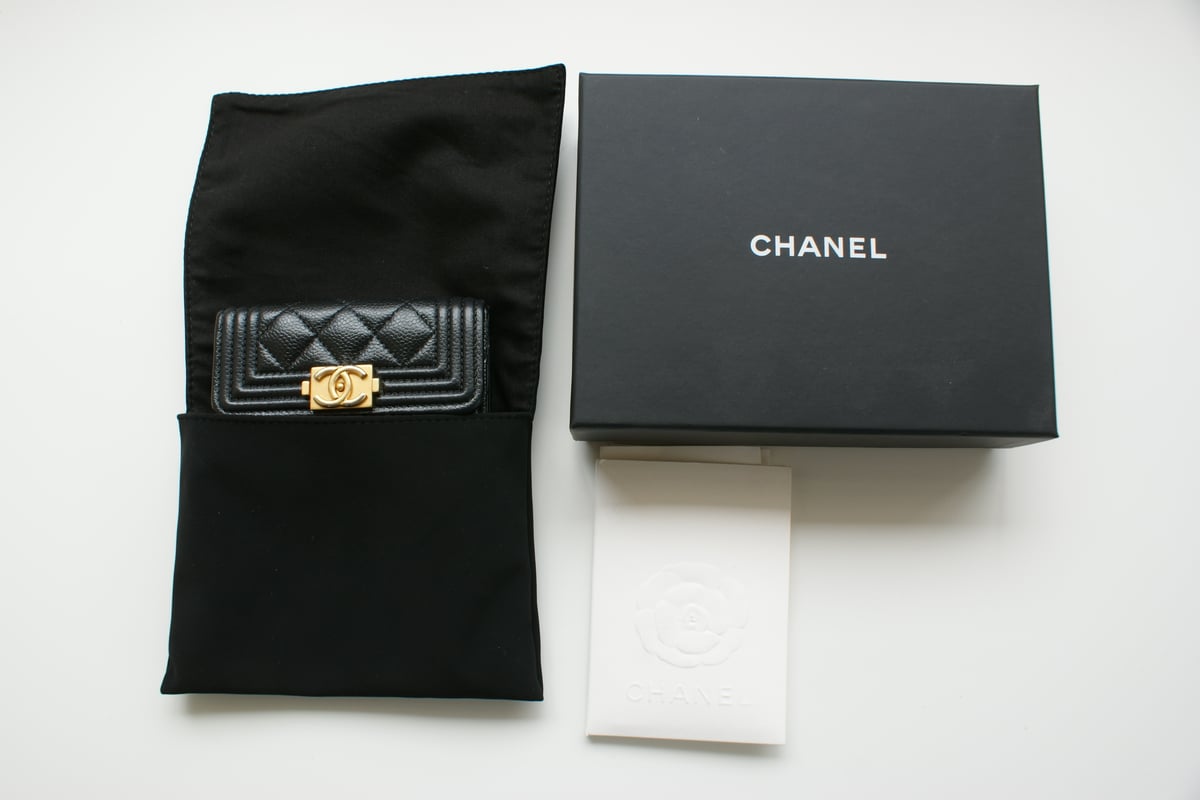 CHANEL シャネル キャビアスキン ココマーク ボーイシャネル 3