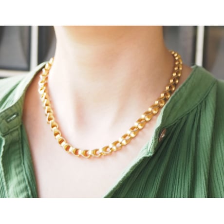 アメリカ買付 ANNE KLEIN アン・クライン リンクチェーン ネックレス/ ヴィンテージ・コスチュームジュエリー