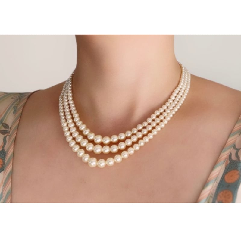 ミラクル　アールデコデザイン　ネックレス シルバー セット ネックレス SPD259CB-P｜THE KISS（ザ・キッス