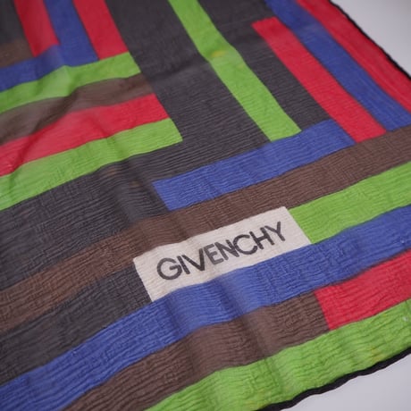 GIVENCHYジバンシィ シルク  スカーフ/ ヴィンテージ レディース ファッション