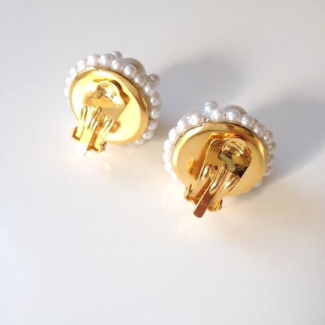 パールネックレス＆イヤリングセット / デッドストック 未使用品 / ヴィンテージアクセサリー