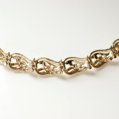 TRIFARIクラウントリファリ パールラインストーン ブレスレット / ヴィンテージ・コスチュームジュエリー