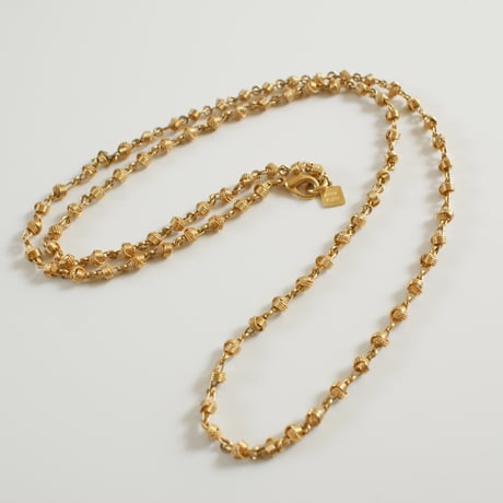 ANNE KLEIN アン・クライン ノットデザイン ロングチェーンネックレス/ ヴィンテージアクセサリー