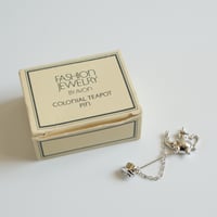 【アメリカ買付】AVON エイボン ティーポット カップ ピンブローチ/ ヴィンテージジュエリー ・アクセサリー