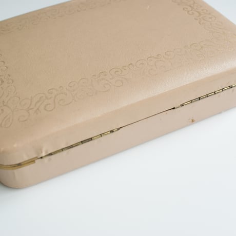 FARRINGTON MADE IN USA ピンク ベルベット トラベル ジュエリーボックス/ ヴィンテージ・アンティーク雑貨