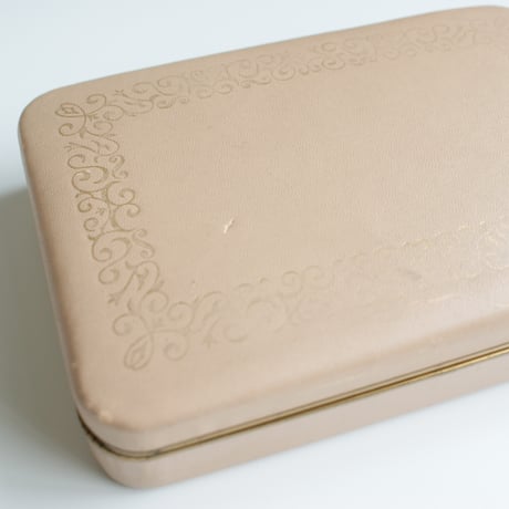 FARRINGTON MADE IN USA ピンク ベルベット トラベル ジュエリーボックス/ ヴィンテージ・アンティーク雑貨