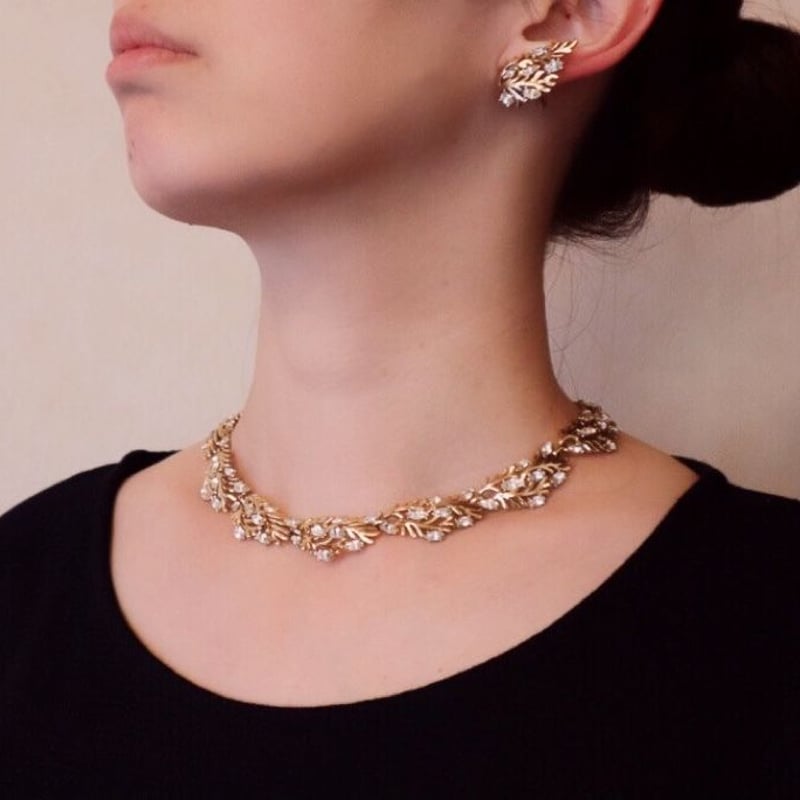 TRIFARI ネックレス　イヤリング　セット トリファリ ネックレス・イヤリングセット TRIFARI