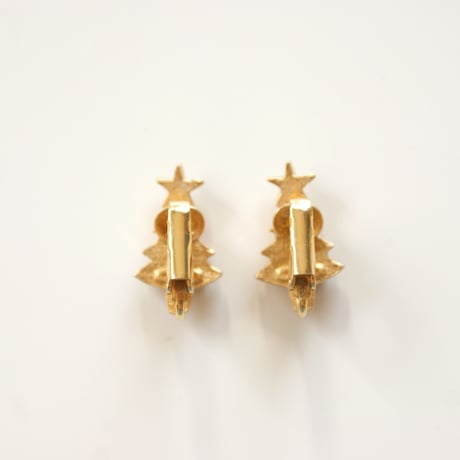AVONエイボン クリスマスツリー カラフル パール イヤリング / ヴィンテージアクセサリー