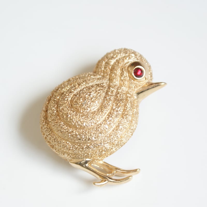 TRIFARIトリファリ ひよこ ブローチ/ ヴィンテージ・コスチューム