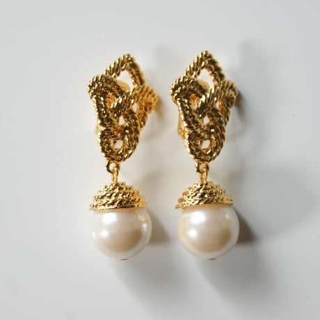 Special price【スペシャル プライス】ゴールド パール イヤリング / ヴィンテージアクセサリー