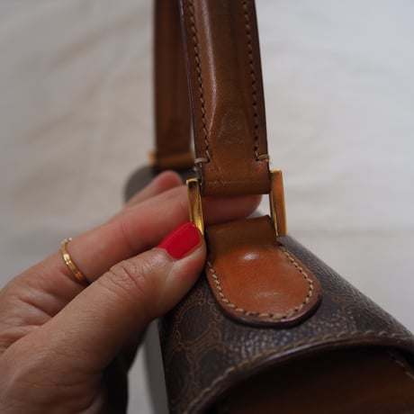 Special price【スペシャル プライス】CELINE セリーヌ  マカダム ターンロック ハンドル バッグ/ ヴィンテージファッション