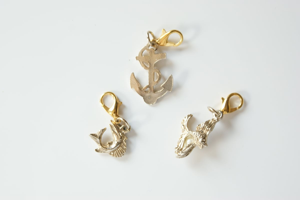 アンティークヴィンテージチャーム4点セット