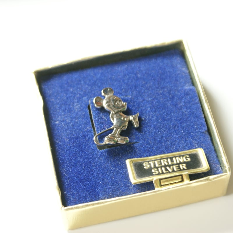 DISNEY ディズニー ミッキー スターリングシルバー ネクタイピン