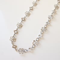 Special price【スペシャル プライス】TRIFARIトリファリ / アルフレッド・フィリップ / シルバー デイジーフラワー ロングネックレス / ヴィンテージ・コスチュームジュエリー