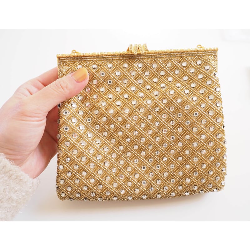 Special price【スペシャルプライス】ゴールド ビーズ ラインストーン