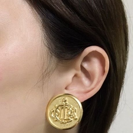 Christian Dior クリスチャン・ディオール  ブランドロゴ イヤリング / ヴィンテージジュエリー・アクセサリー