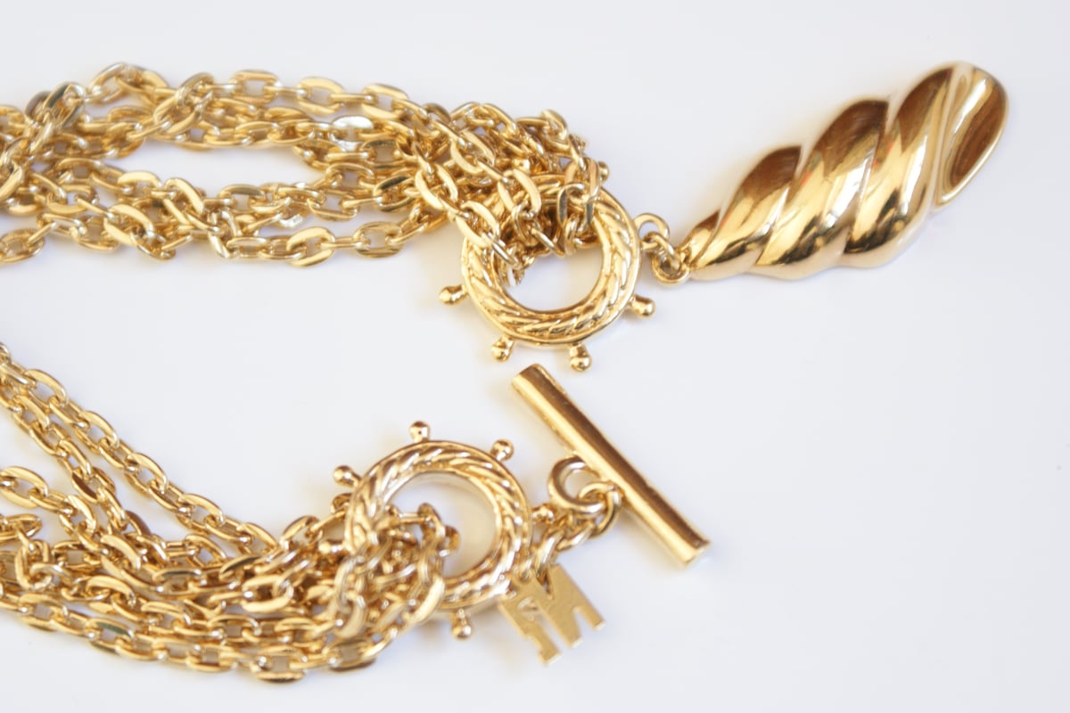 NINA RICCIニナリッチ マリン シェル チェーンブレスレット