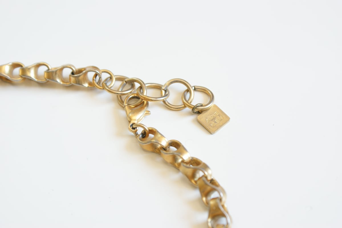 アメリカ買付 ANNE KLEIN アン・クライン リンクチェーン ネックレス 