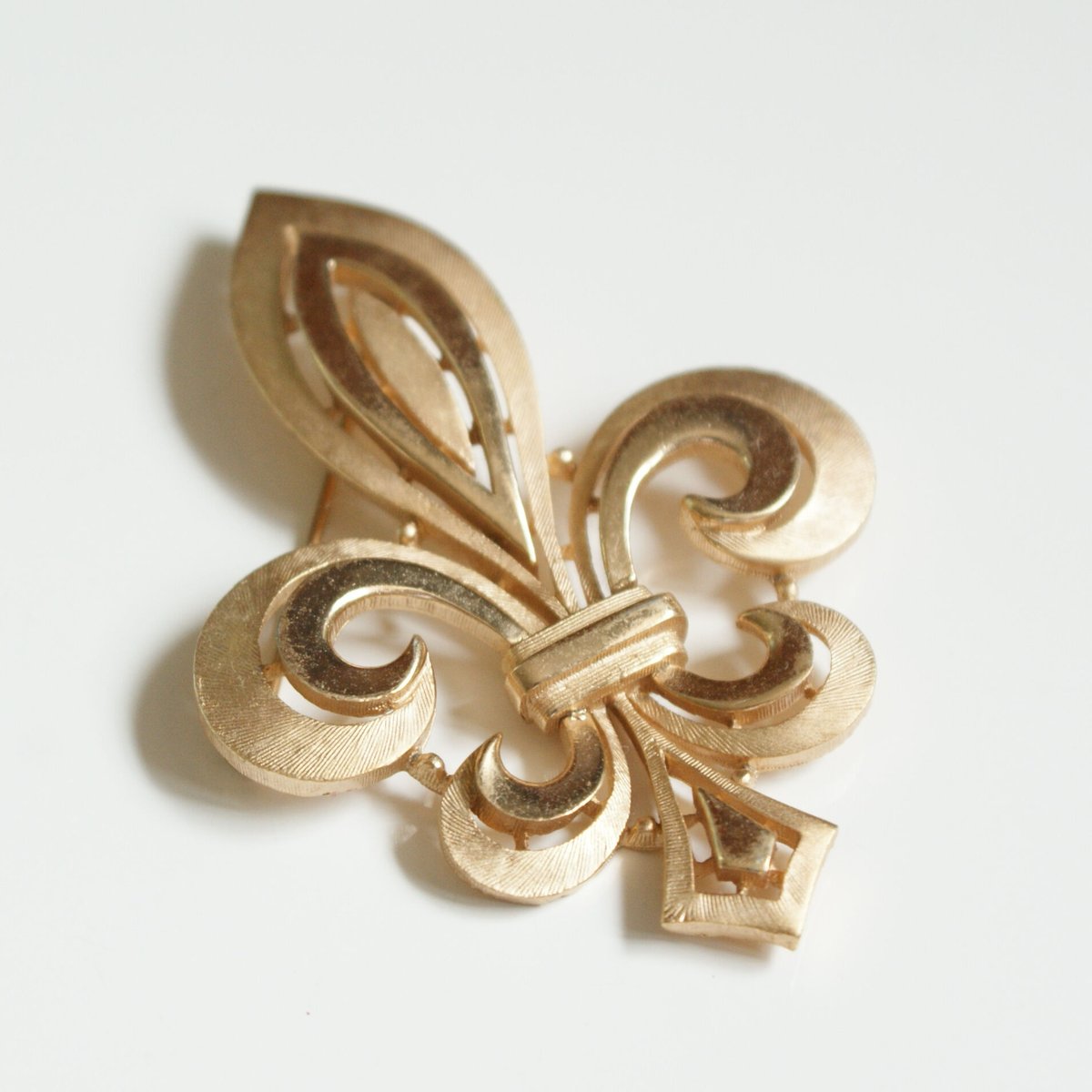 アンティーク ポワンドヴェニス フルール・ド・リス 騎士の百合紋 プチ