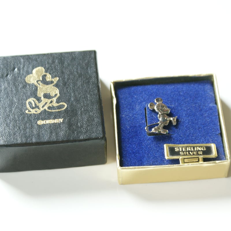 DISNEY ディズニー ミッキー スターリングシルバー ネクタイピン