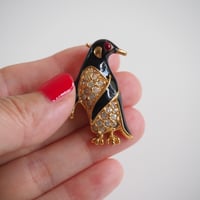 Special price【スペシャルプライス】ROMAN ペンギン エナメル ブローチ / ヴィンテージ・コスチュームジュエリー