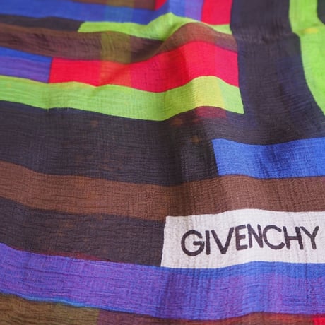 GIVENCHYジバンシィ シルク  スカーフ/ ヴィンテージ レディース ファッション