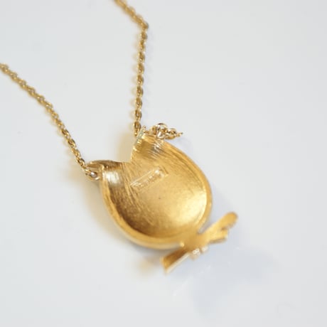 TRIFARI  トリファリ ホワイト エナメル ネックレス/ ヴィンテージアクセサリー