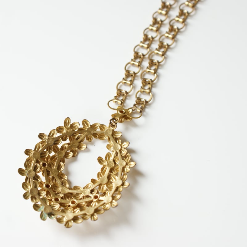 STARスター オーストリア製 ヴィクトリアン フラワー 真鍮