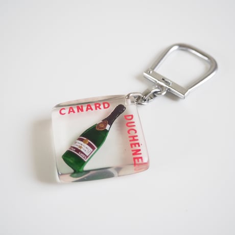 【フランス買付】Bourbon CANARD DUCHENE カナール・デュシェーヌ シャンパンボトル キーホルダー/ヴィンテージ・アンティーク雑貨