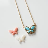 Special price【スペシャル プライス】AVONエイボン 蝶 バタフライ 3色 ネックレス / ヴィンテージジュエリー・アクセサリー