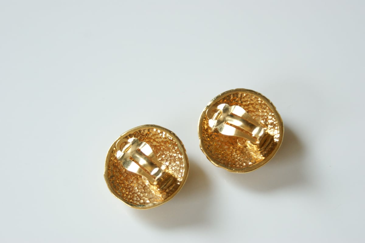 CHANELシャネル ゴールド ココマーク サークル イヤリング 箱BOX付  