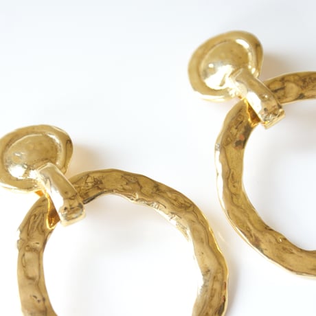 Yves Saint Laurentイヴ・サンローラン ゴールド フープ イヤリング / ヴィンテージアクセサリー