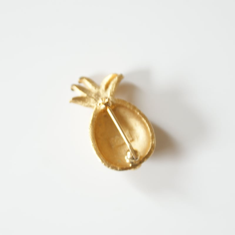 TRIFARIクラウントリファリパイナップル ミニブローチ/ ヴィンテージ