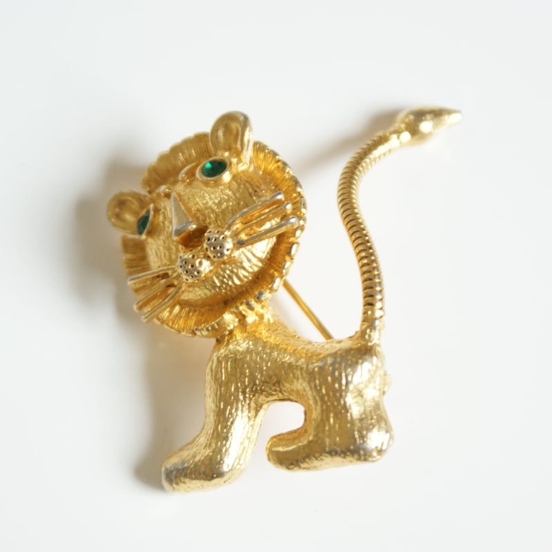 ビンテージ ブローチ ライオン V*e様 SWOBODA スワボダ ヴィンテージ